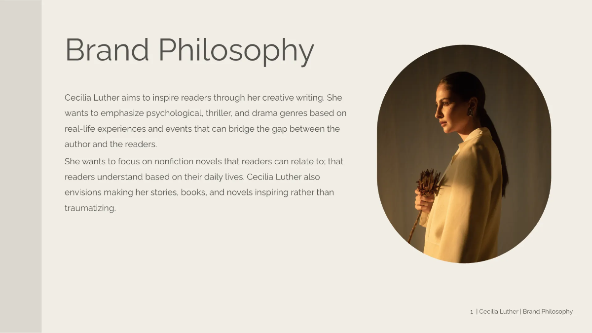 Free Author Brand Guidelines Template to Edit Online