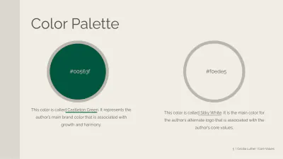 Free Author Brand Guidelines Template to Edit Online