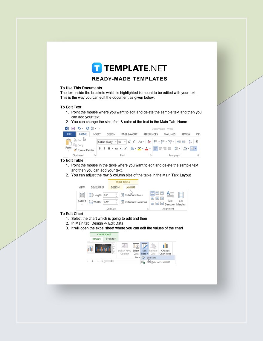 Information Sheet Template