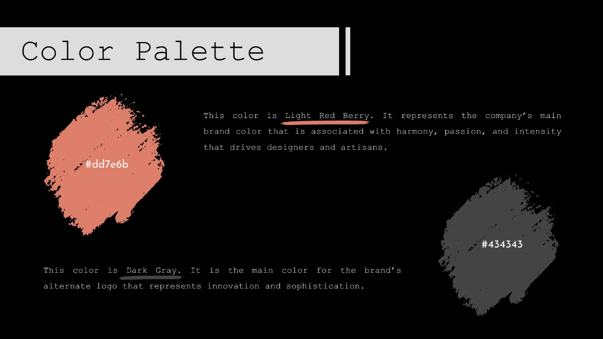 Free Design Studio Brand Guidelines Template to Edit Online