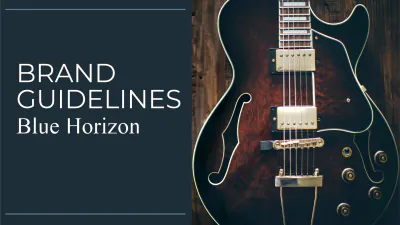 Free Music Brand Guidelines Template to Edit Online