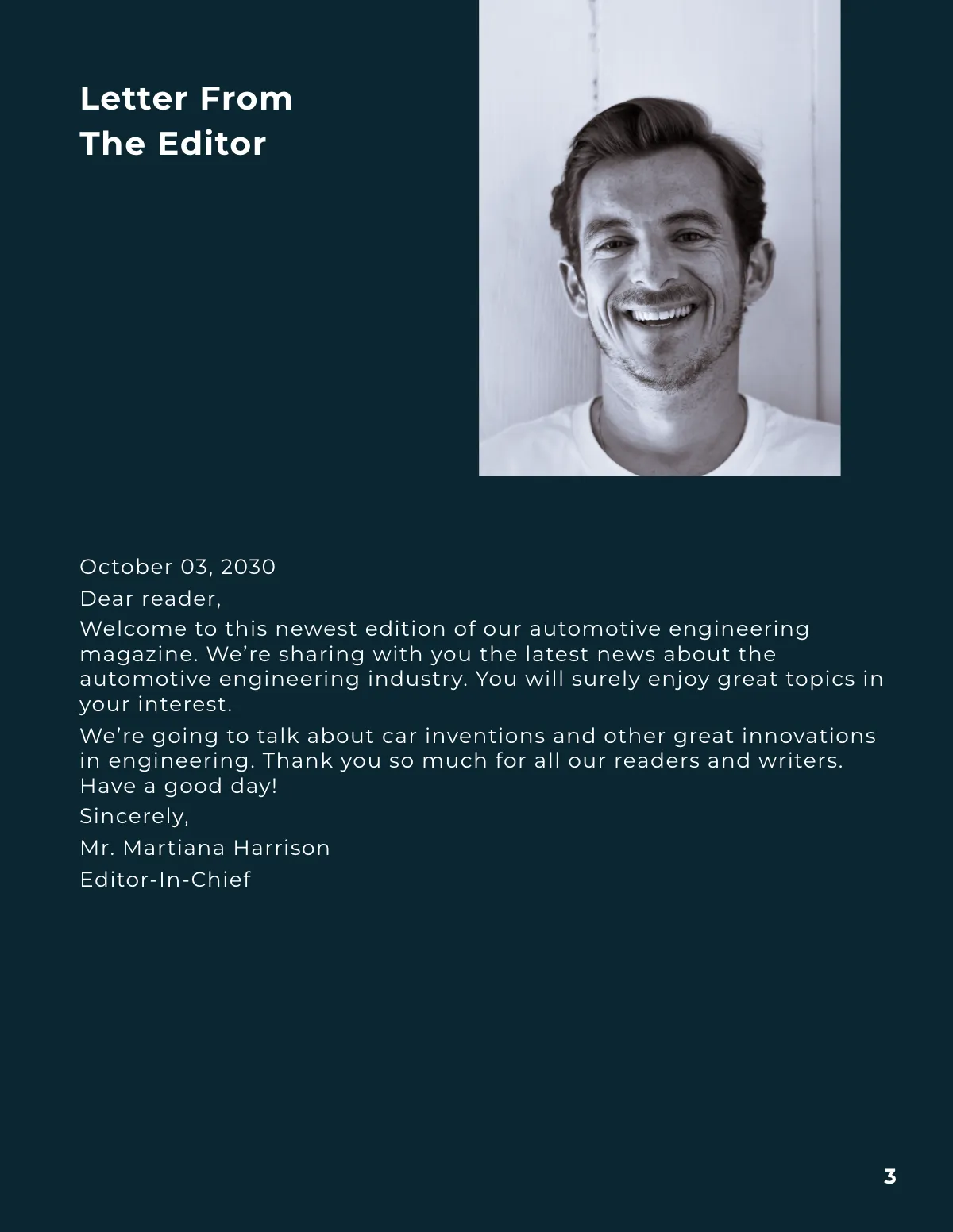 Free Automotive Engineering Magazine Template to Edit Online