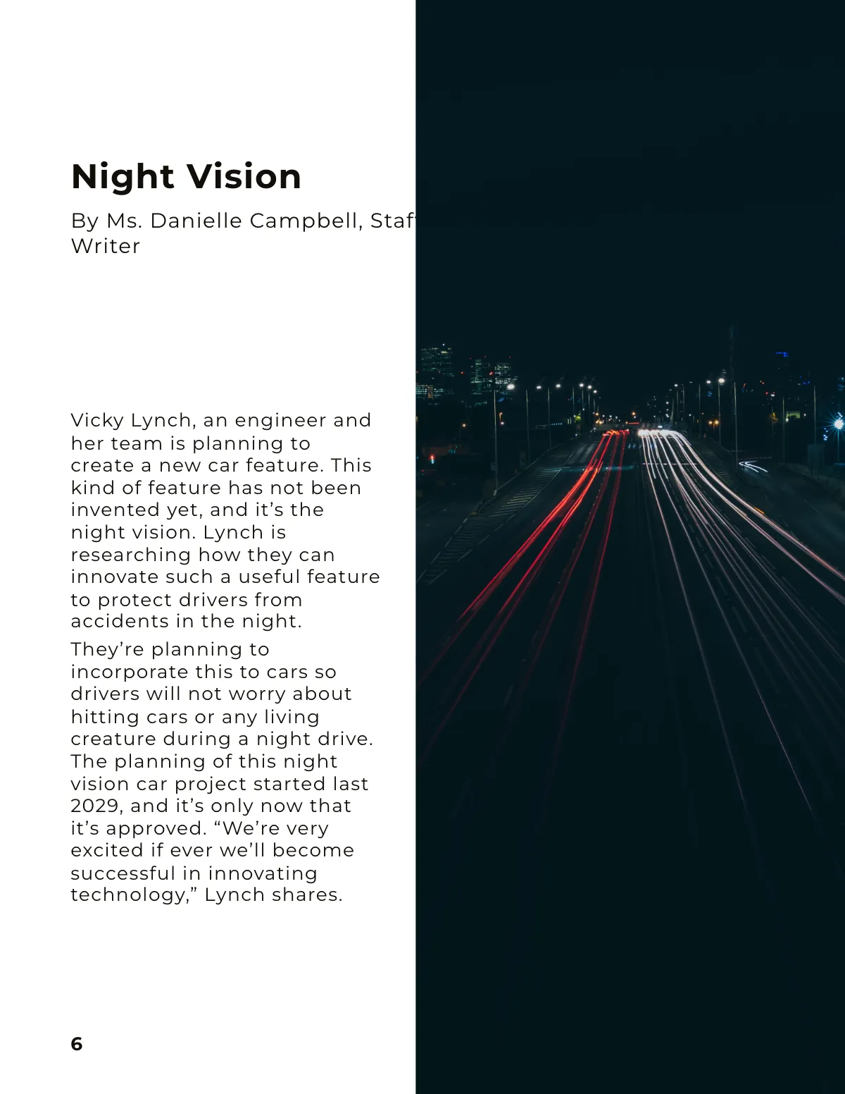 Free Automotive Engineering Magazine Template to Edit Online