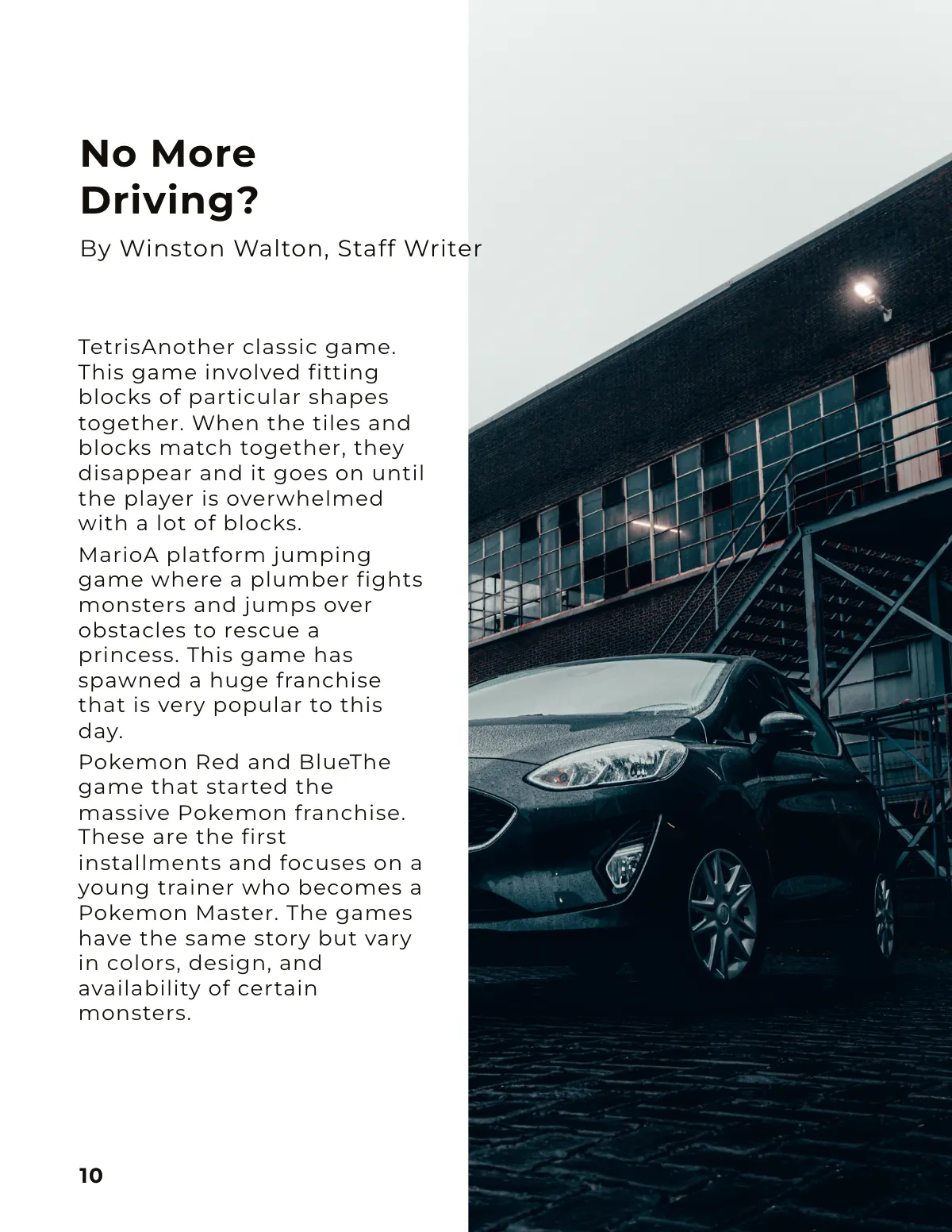 Free Automotive Engineering Magazine Template to Edit Online