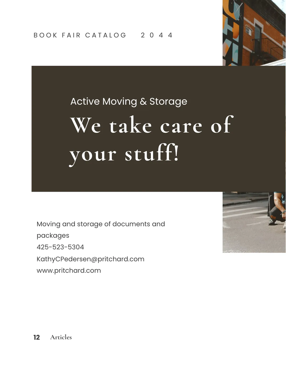 Free Book Fair Catalog Template to Edit Online