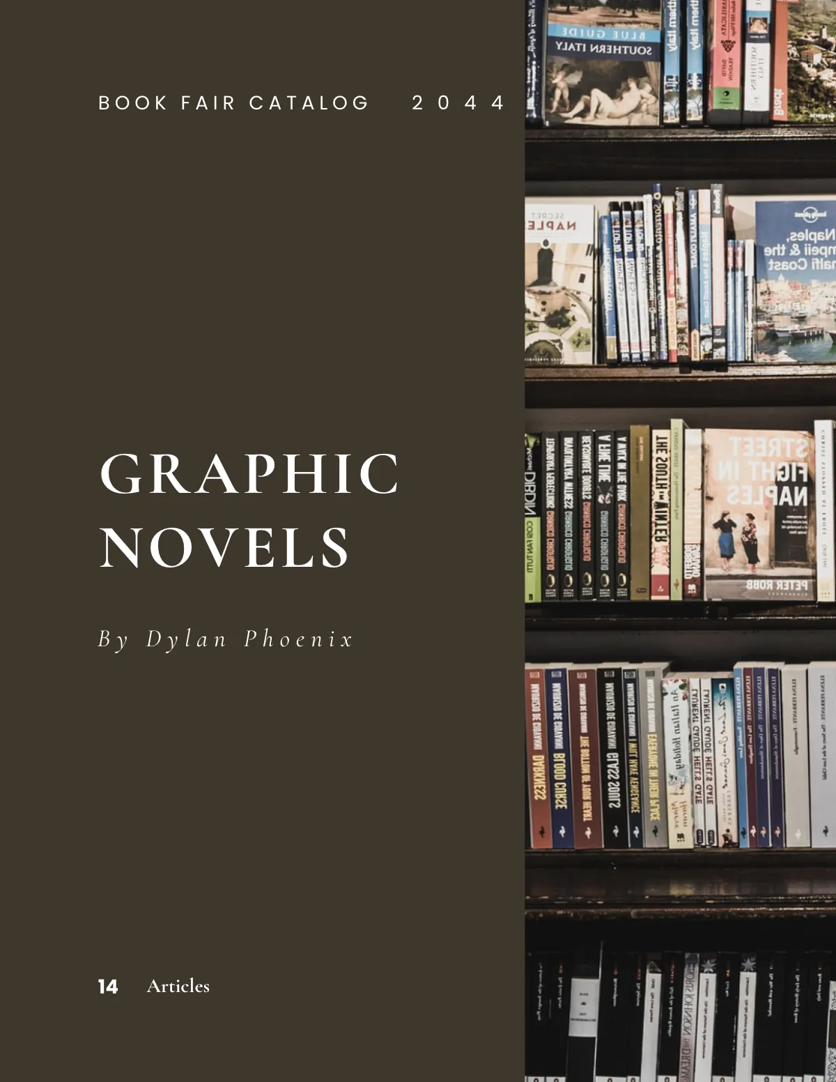 Free Book Fair Catalog Template to Edit Online