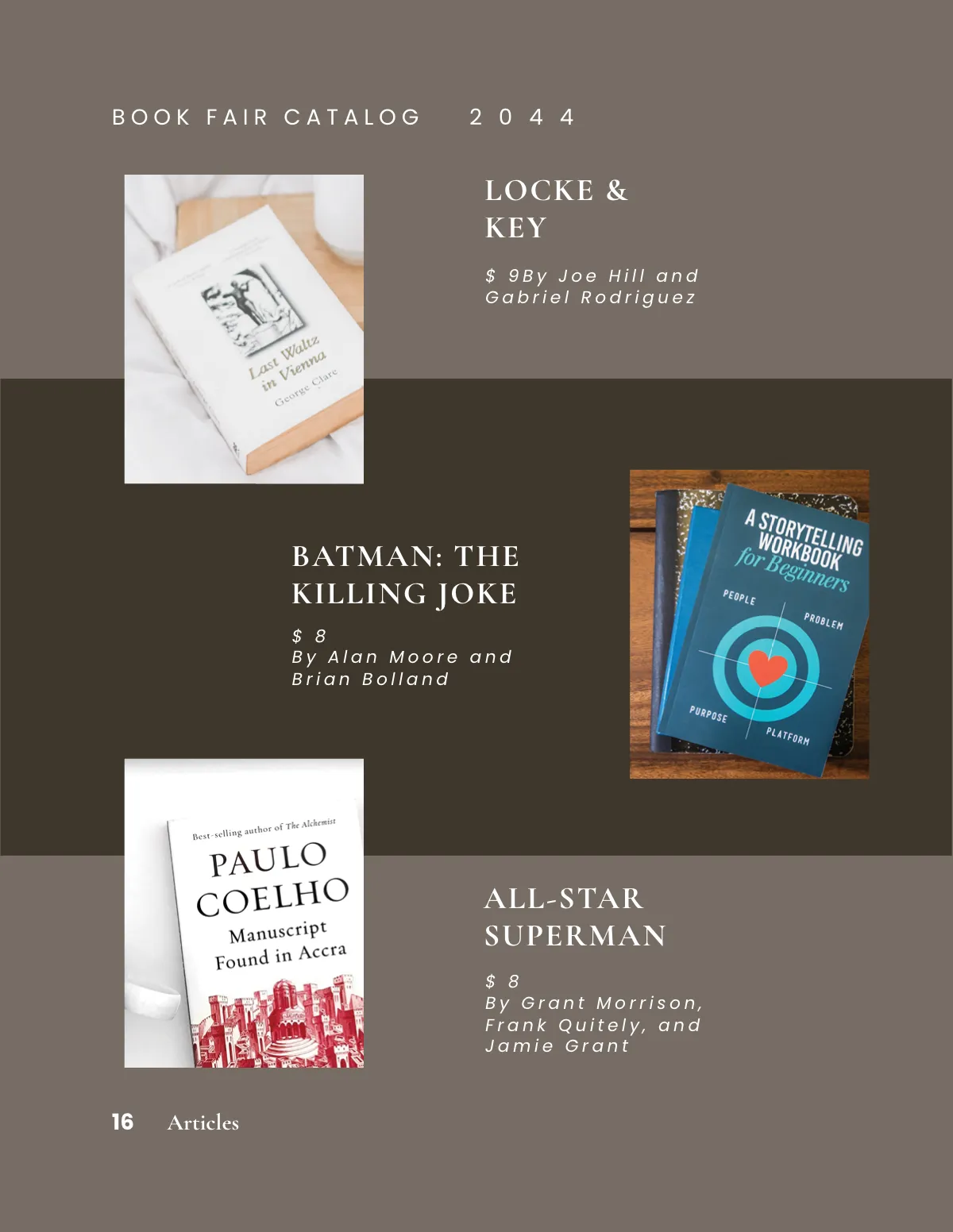 Free Book Fair Catalog Template to Edit Online