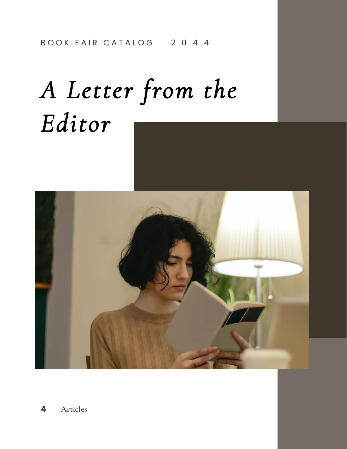 Free Book Fair Catalog Template to Edit Online