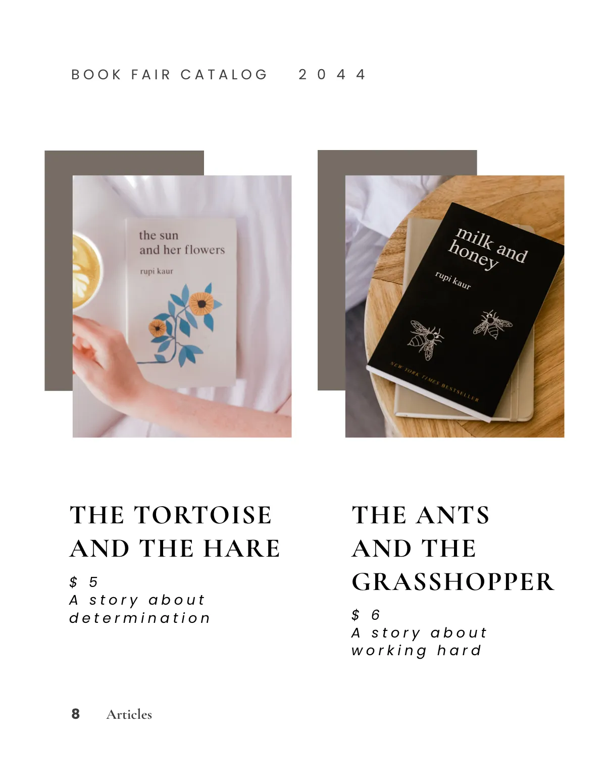 Free Book Fair Catalog Template to Edit Online