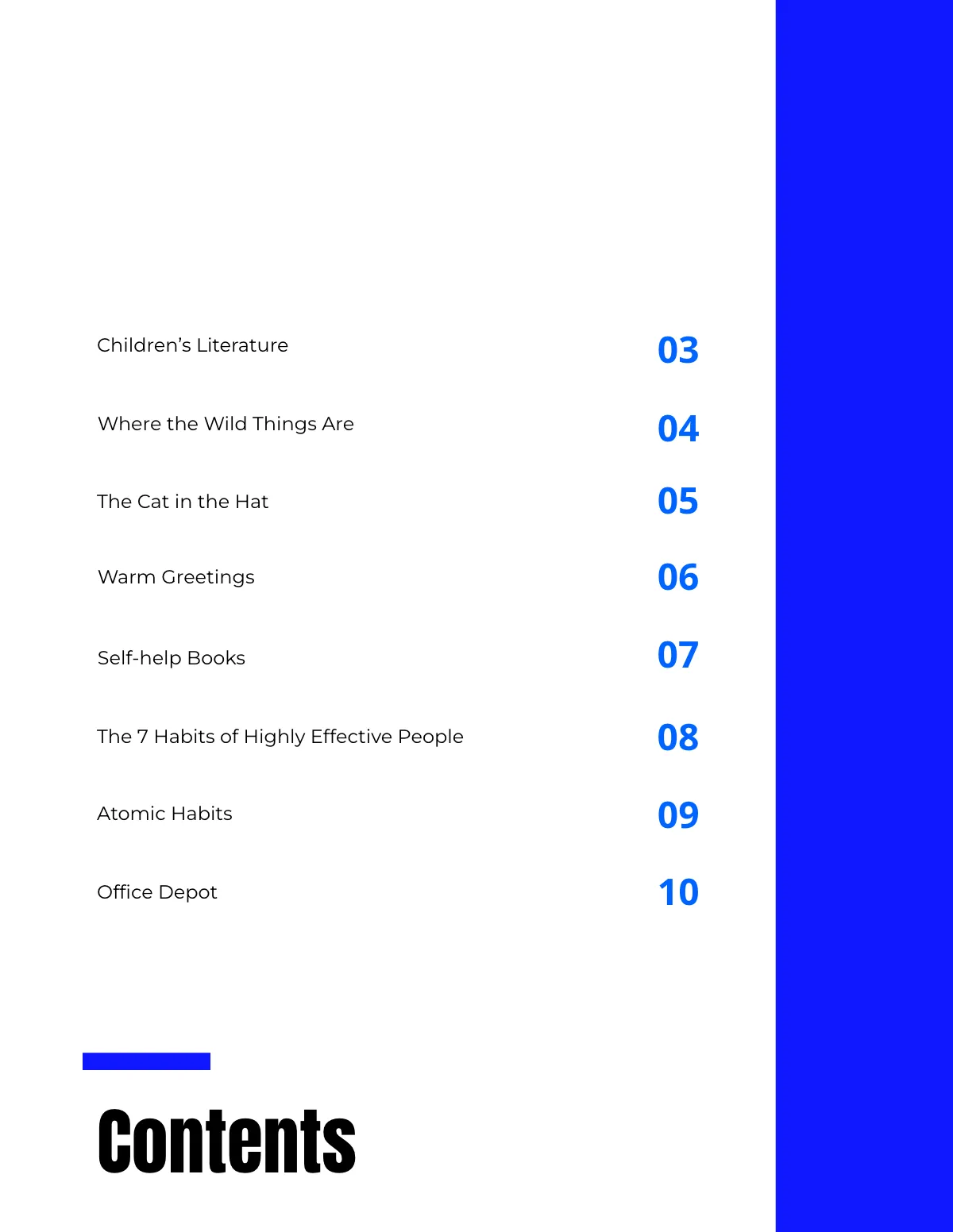 Free Modern E Book Catalog Template to Edit Online