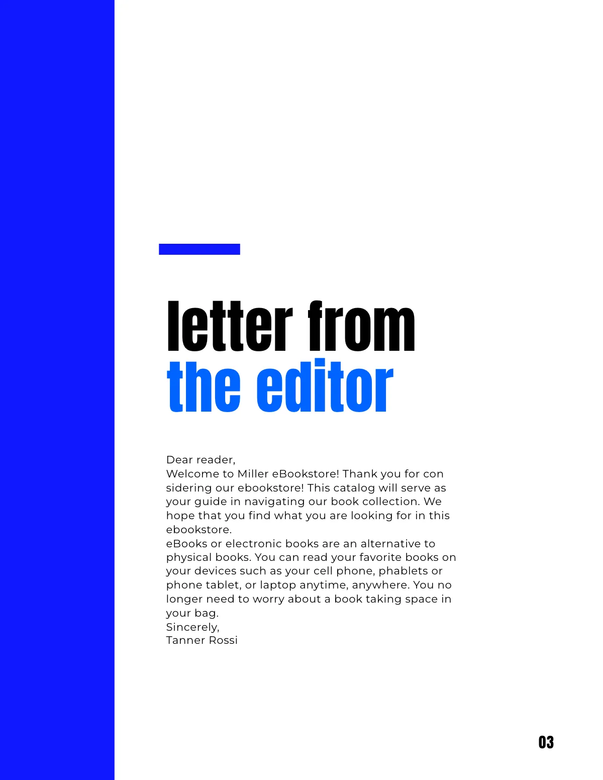 Free Modern E Book Catalog Template to Edit Online