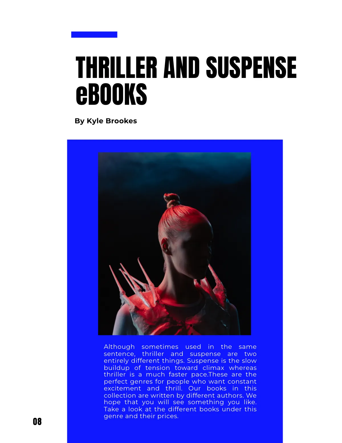 Free Modern E Book Catalog Template to Edit Online