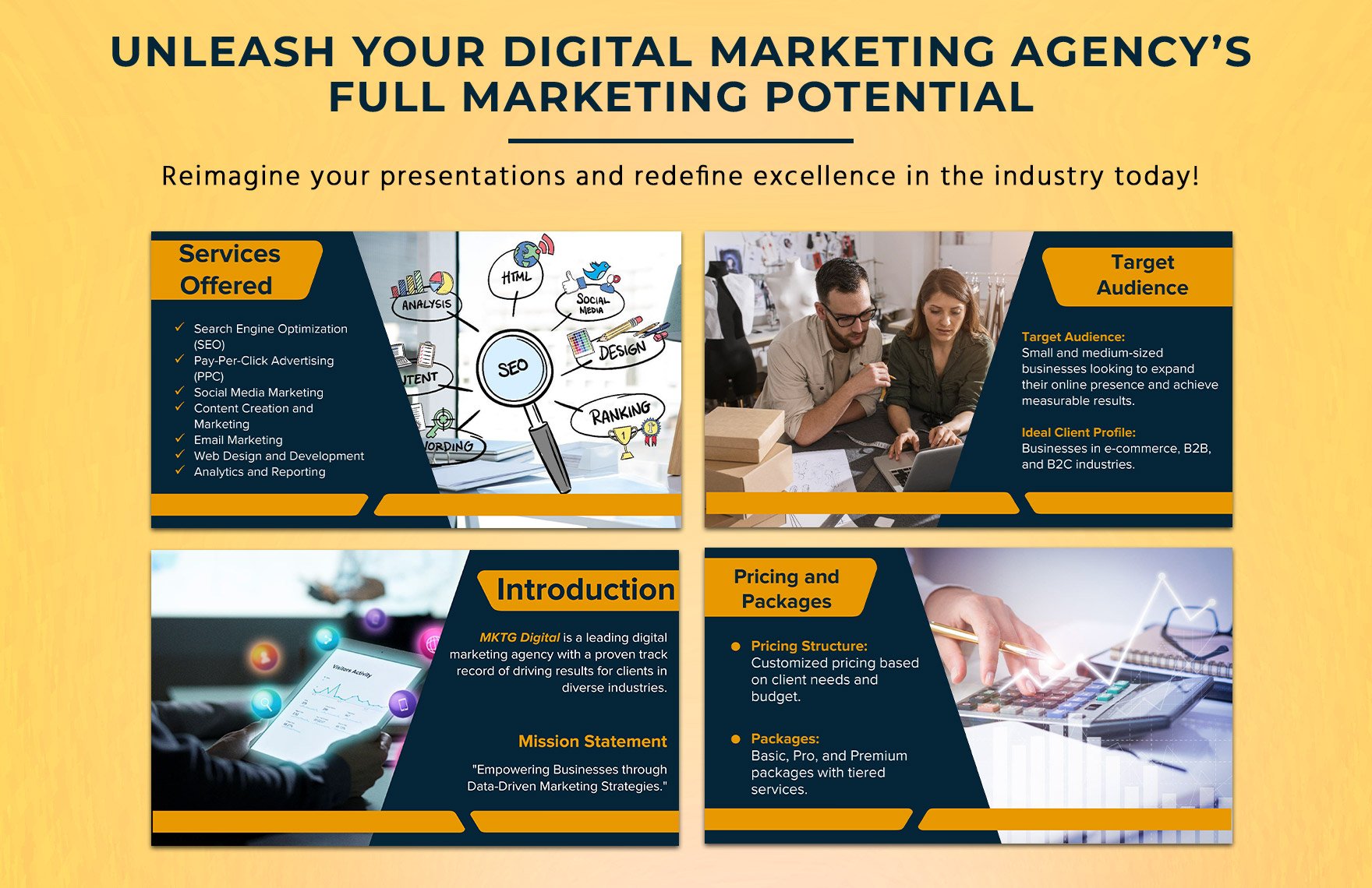 Digital Marketing Agency Pitch Deck Template