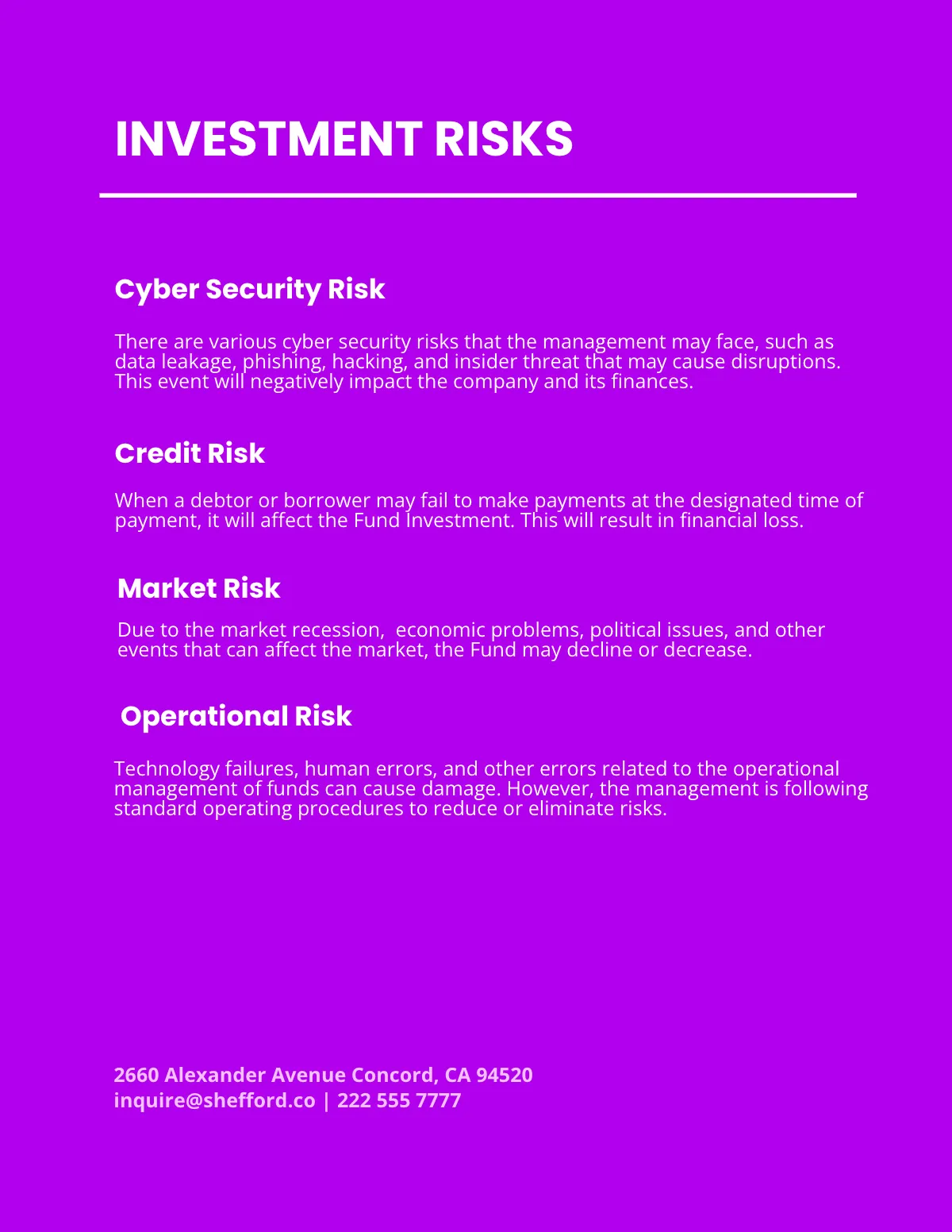 Free Company Prospectus Template to Edit Online