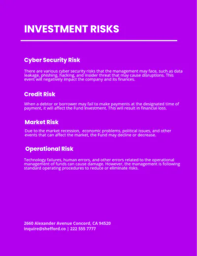 Free Company Prospectus Template to Edit Online