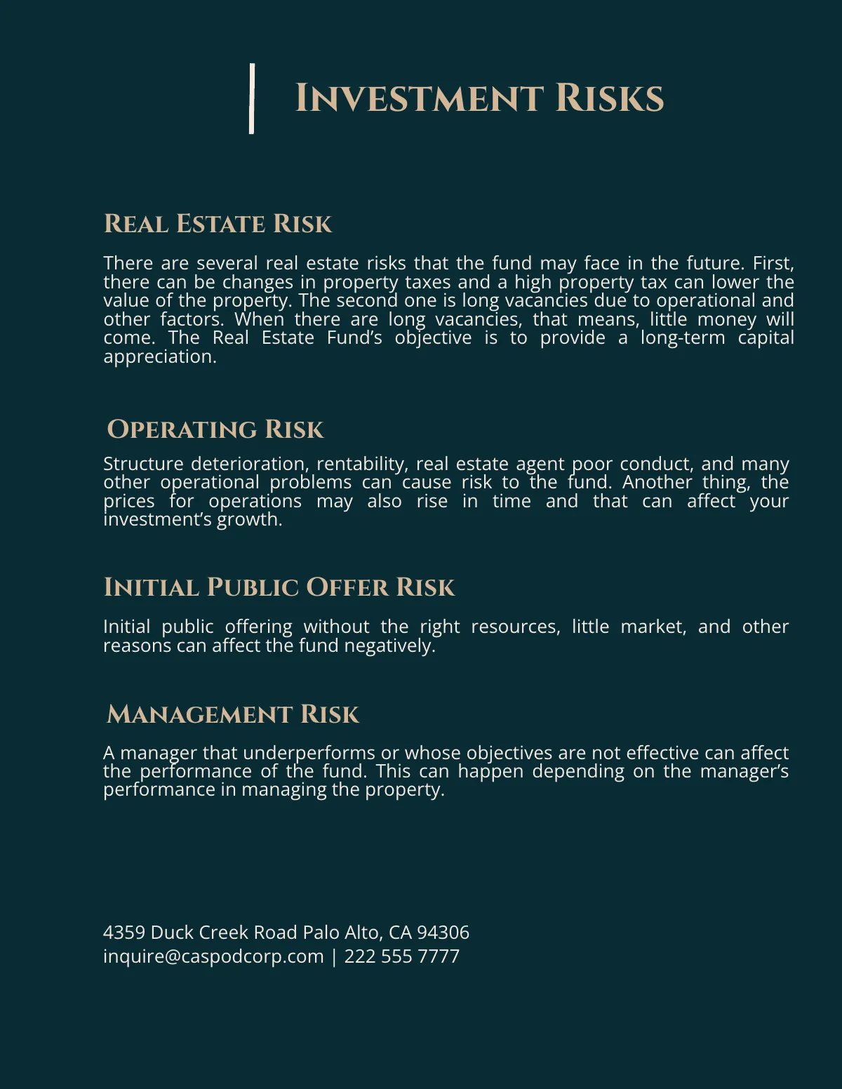 Free Real Estate Prospectus Template to Edit Online