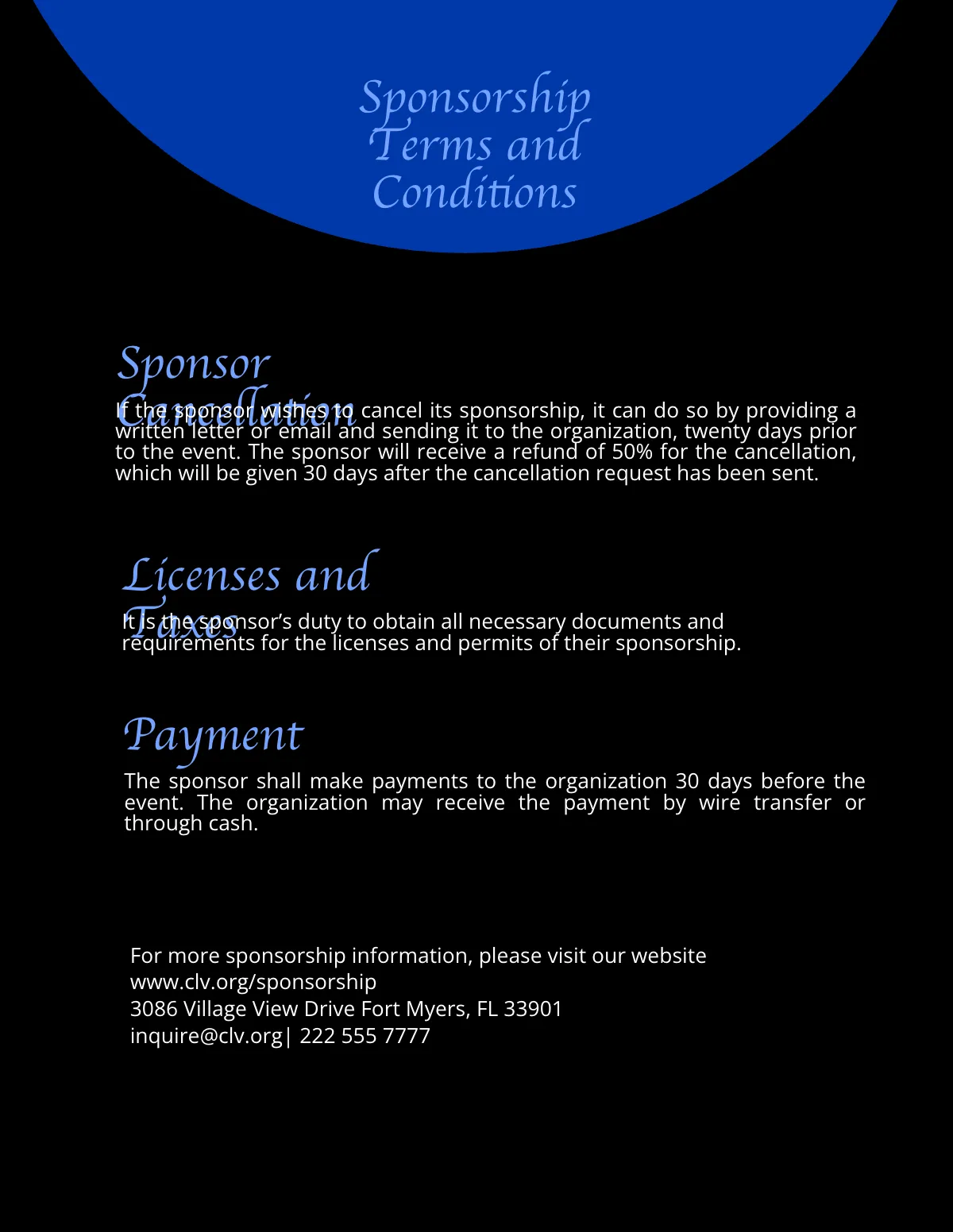 Free Sponsorship Prospectus Template to Edit Online