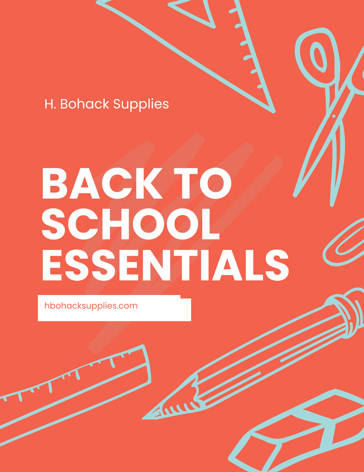 Back To School Ad Flyer