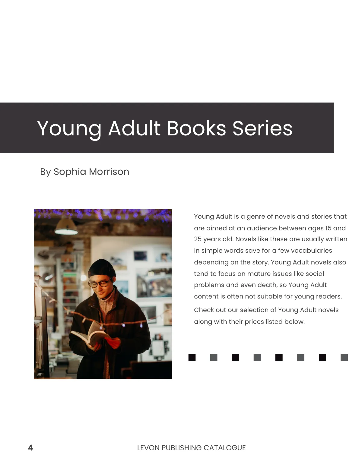 Free Book Publisher Catalog Template to Edit Online