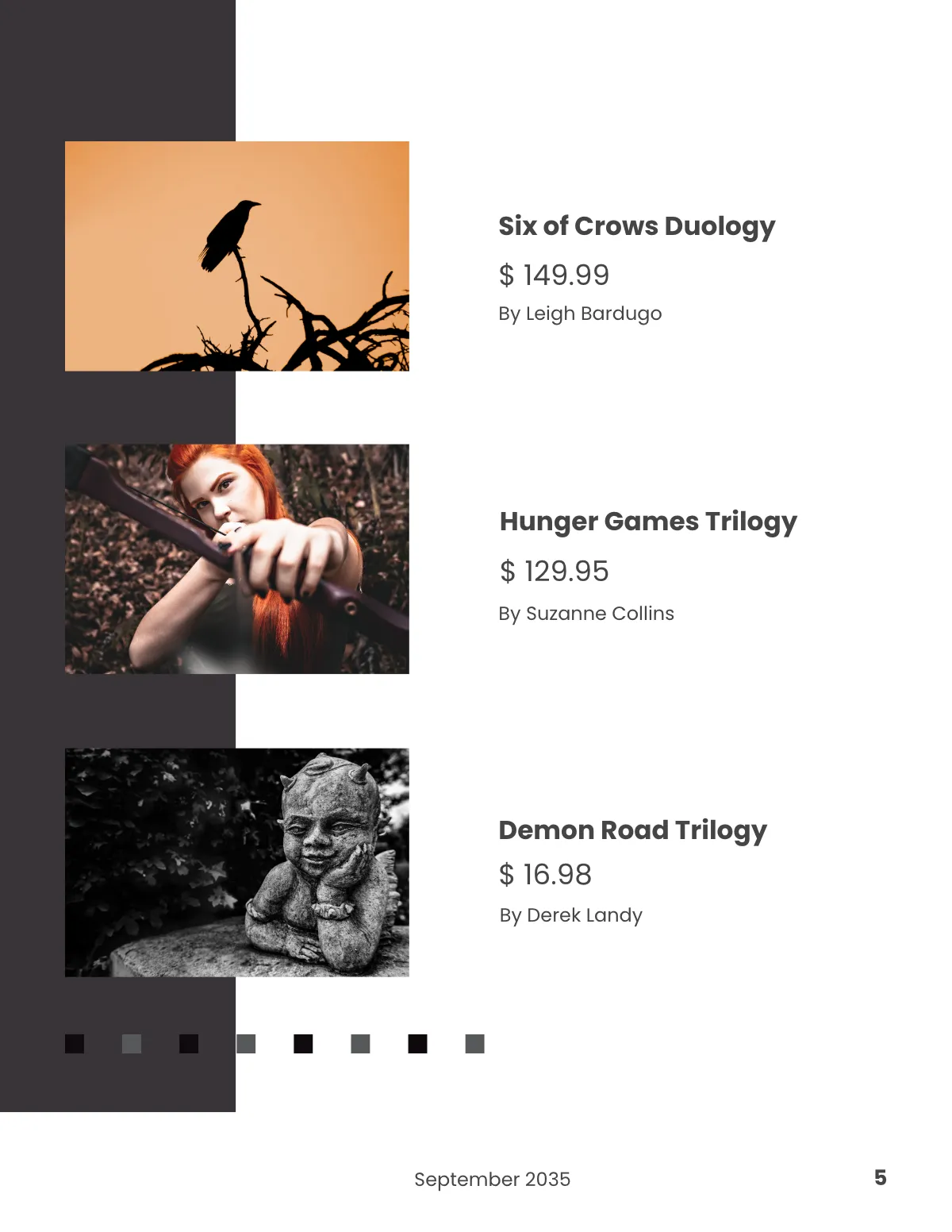 Free Book Publisher Catalog Template to Edit Online