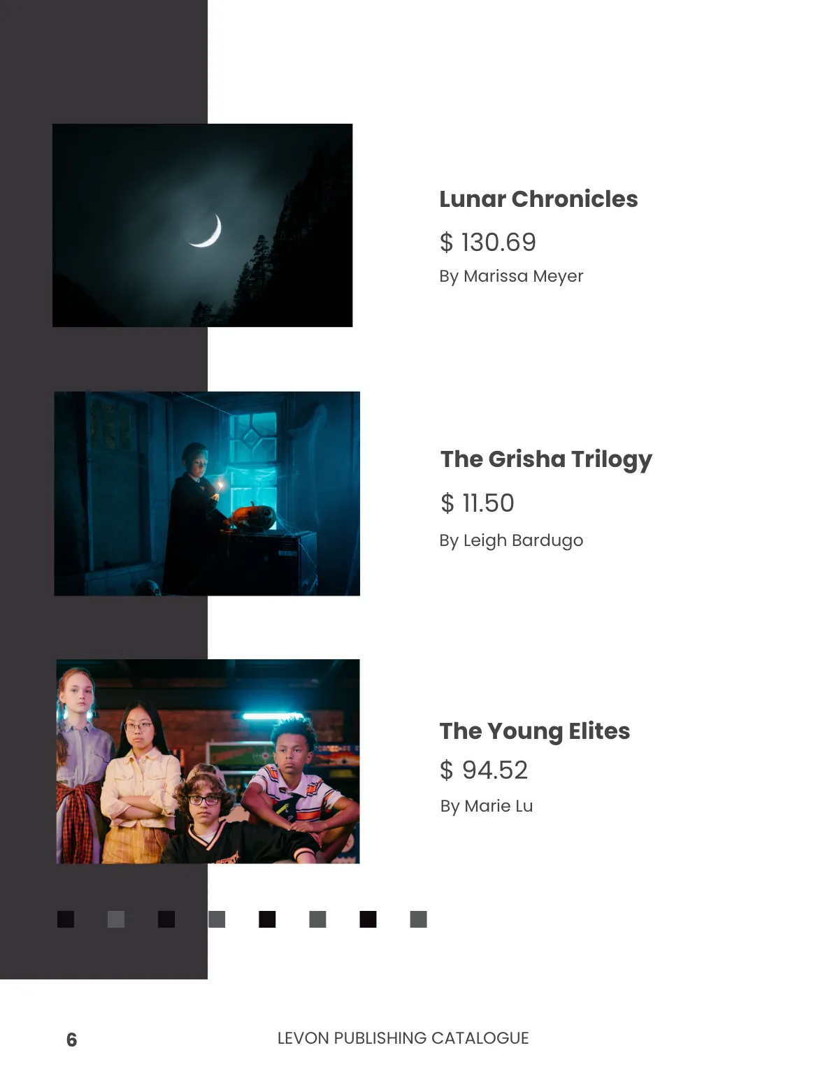 Free Book Publisher Catalog Template to Edit Online