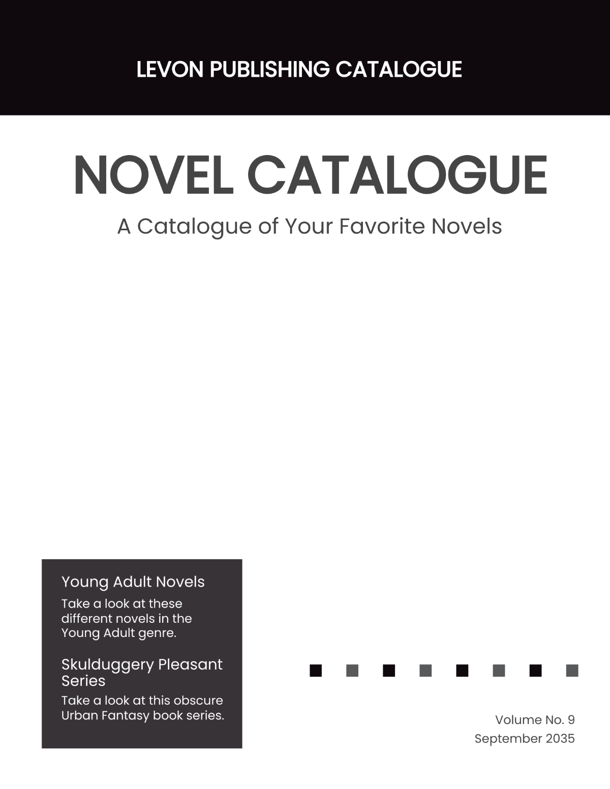 Book Publisher Catalog