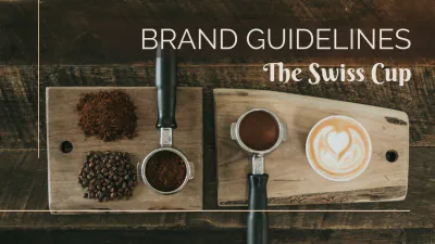 Free Coffee Shop Brand Guidelines Template to Edit Online