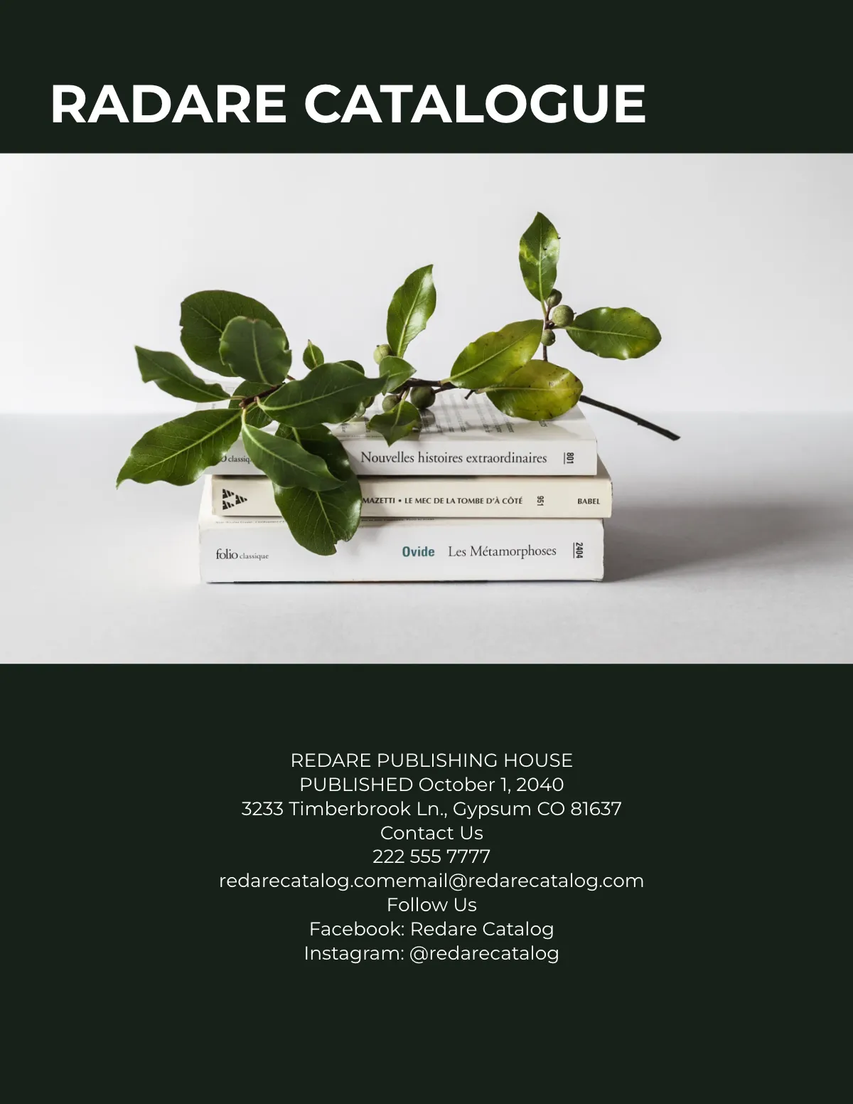 Free Library Book Catalog Template to Edit Online