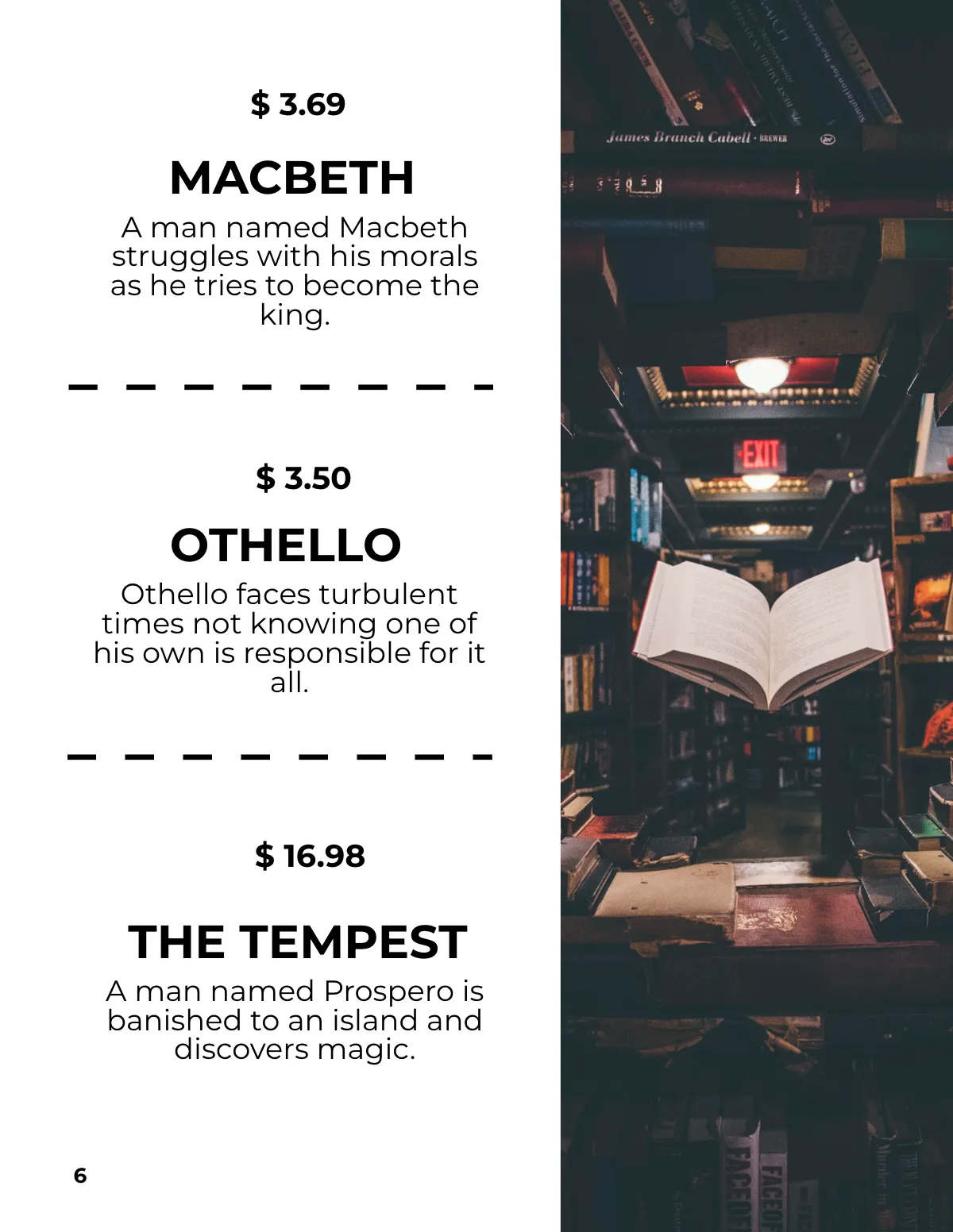 Free Library Book Catalog Template to Edit Online