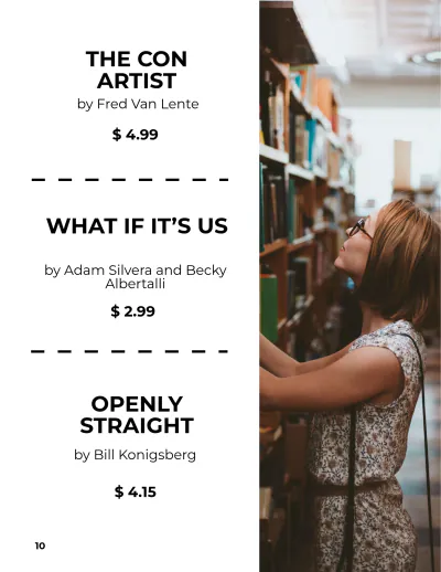 Free Library Book Catalog Template to Edit Online