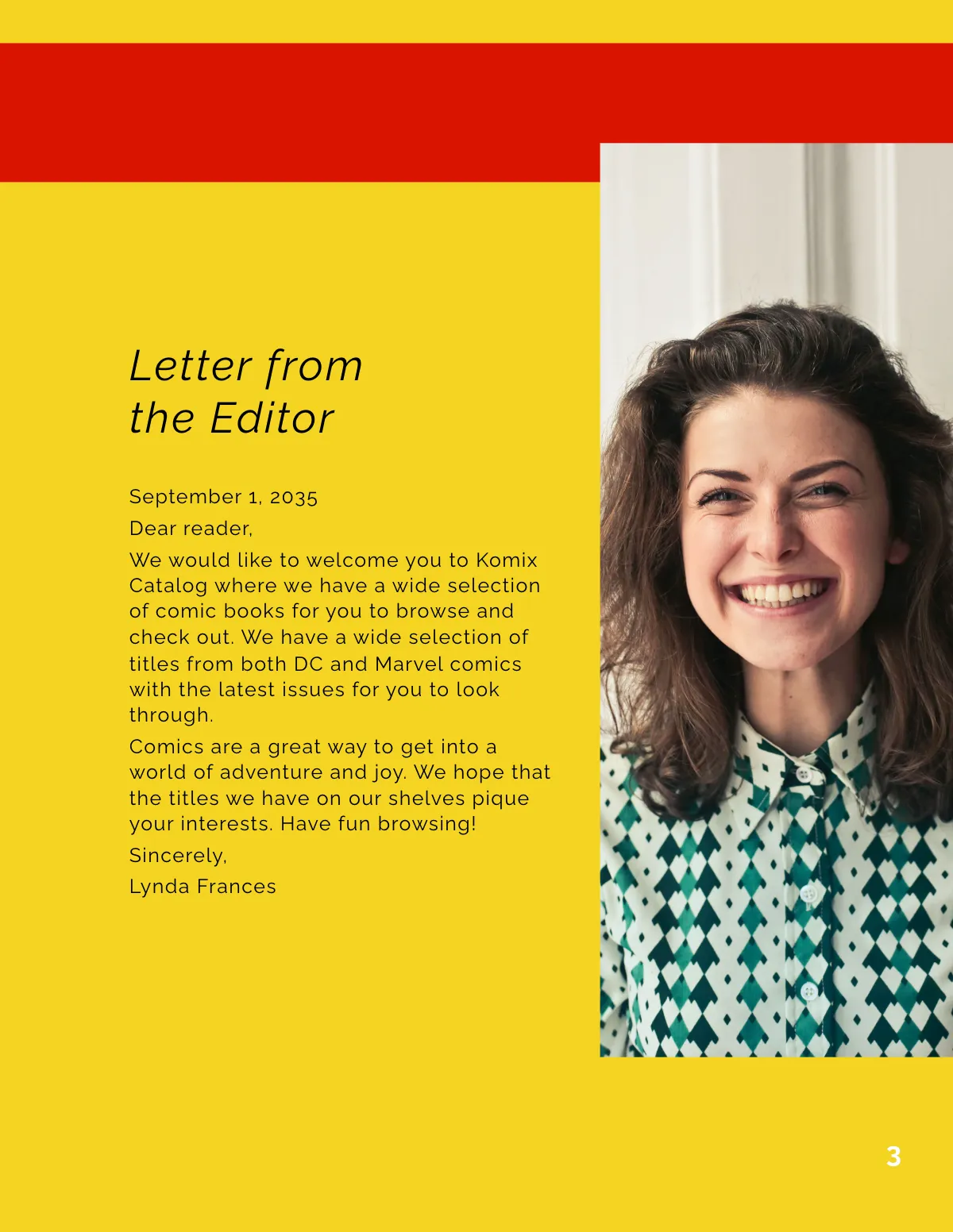 Free Comic Book Catalog Template to Edit Online