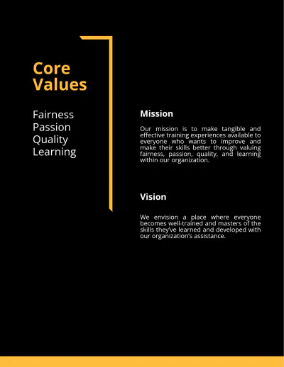 Free Training Prospectus Template to Edit Online