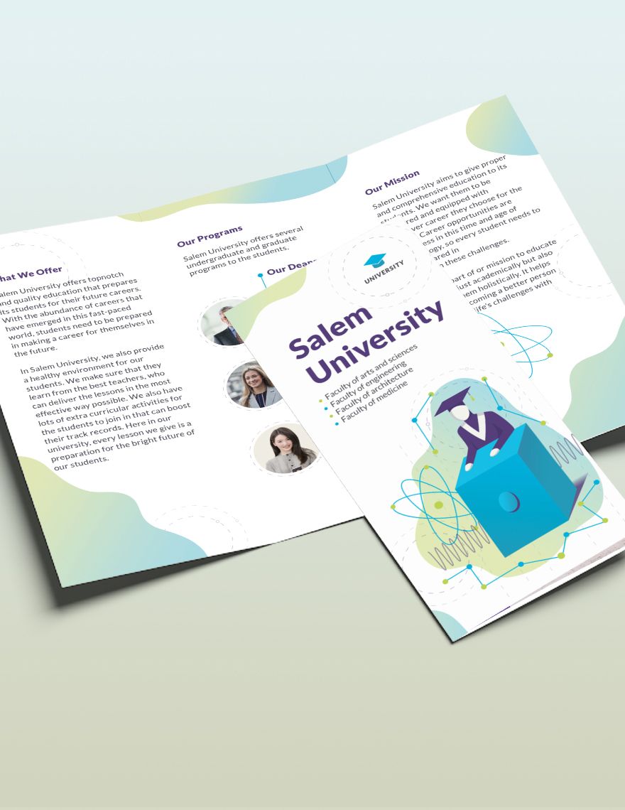 University TriFold Brochure Template