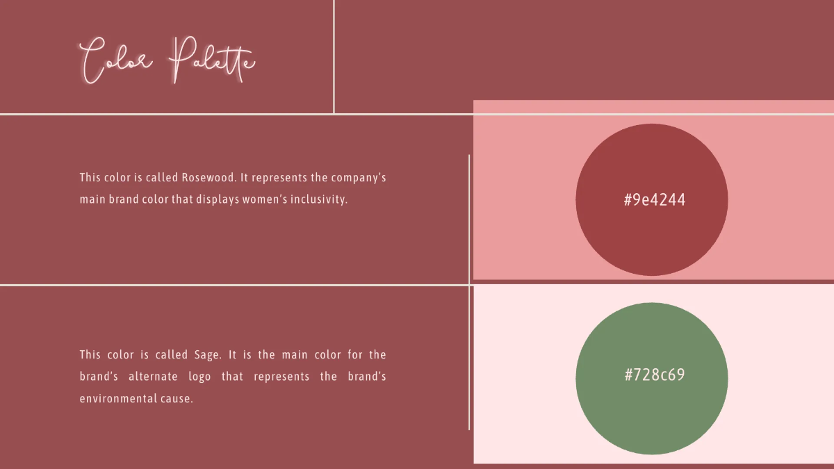 Free Beauty Brand Guidelines Template to Edit Online