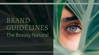 Free Skincare Brand Guidelines Template to Edit Online