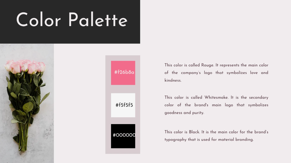 Free Floral Brand Guidelines Template to Edit Online