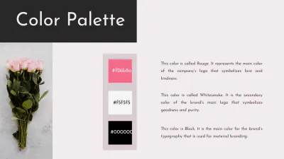 Free Floral Brand Guidelines Template to Edit Online