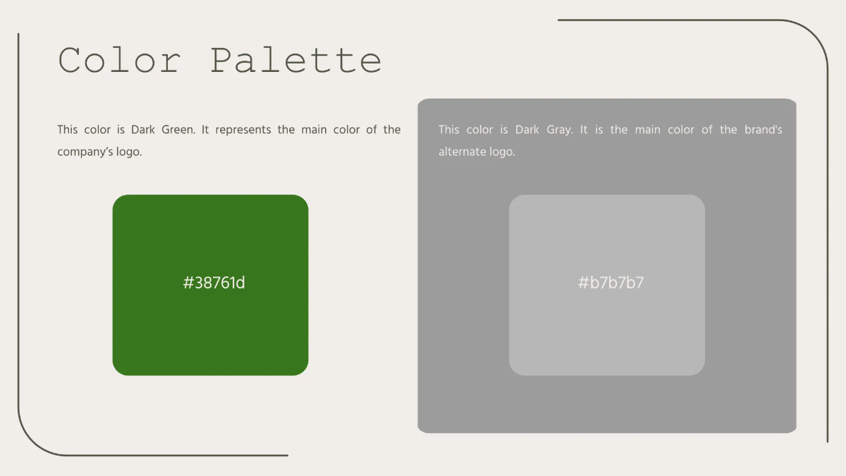 Free Graphic Brand Guidelines Template to Edit Online
