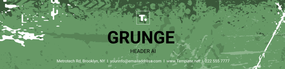 Grunge Header AI