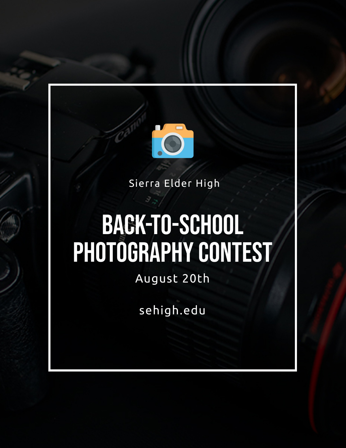 Back To School Photography Flyer