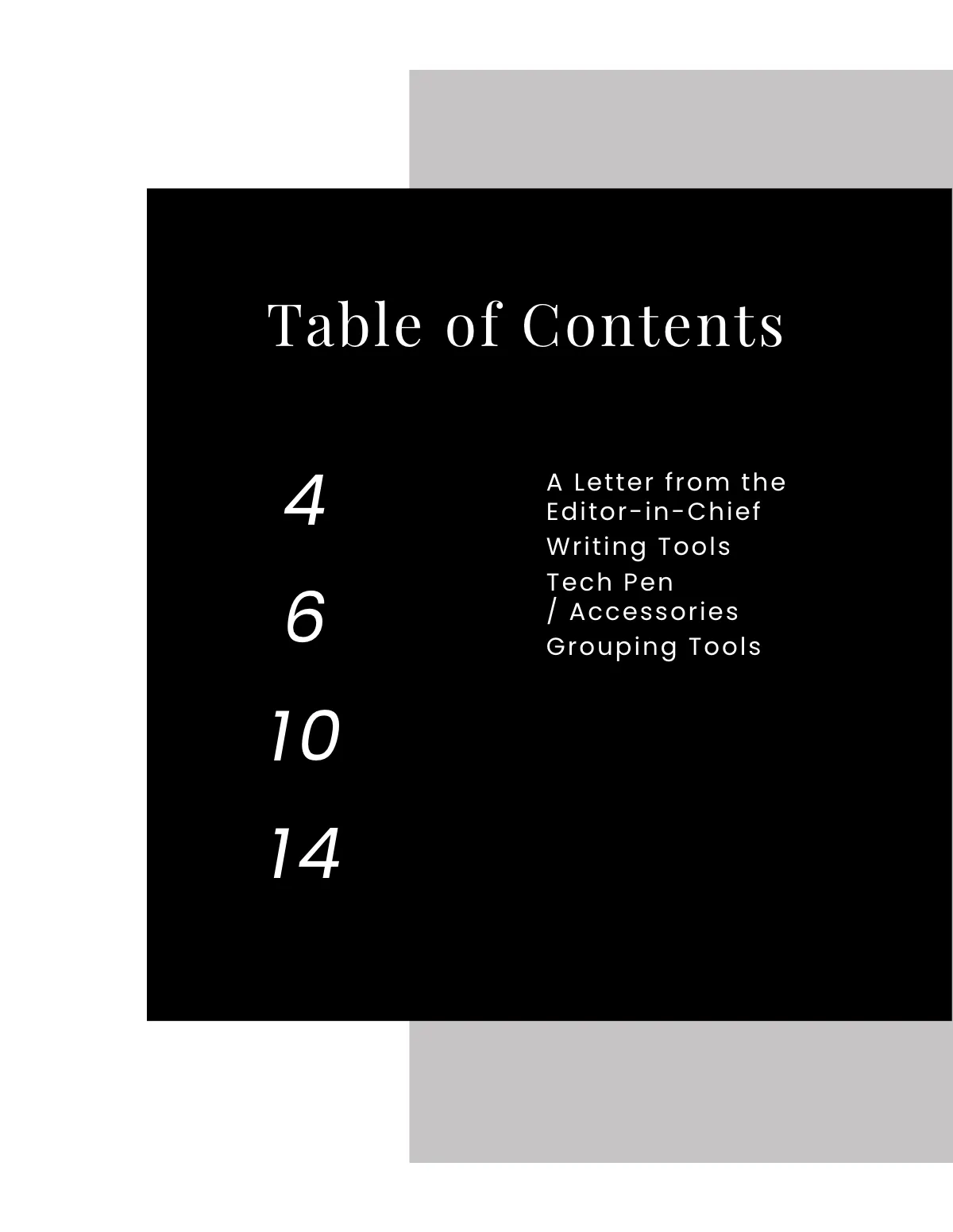 Free Business Catalog Template to Edit Online