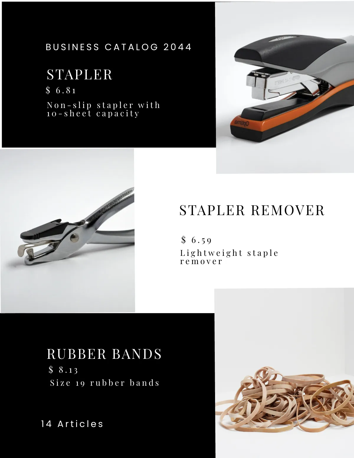 Free Business Catalog Template to Edit Online