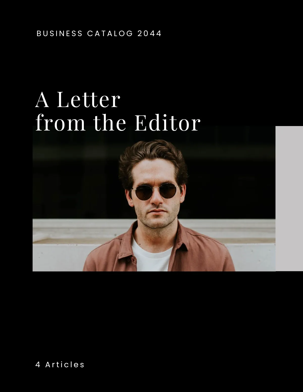 Free Business Catalog Template to Edit Online