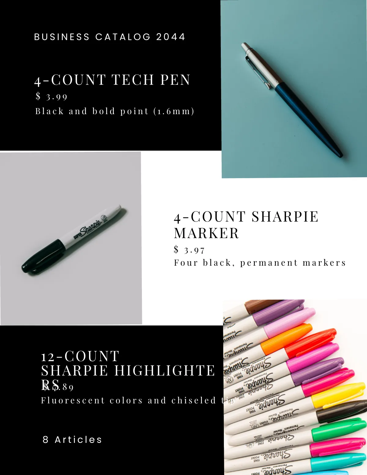 Free Business Catalog Template to Edit Online