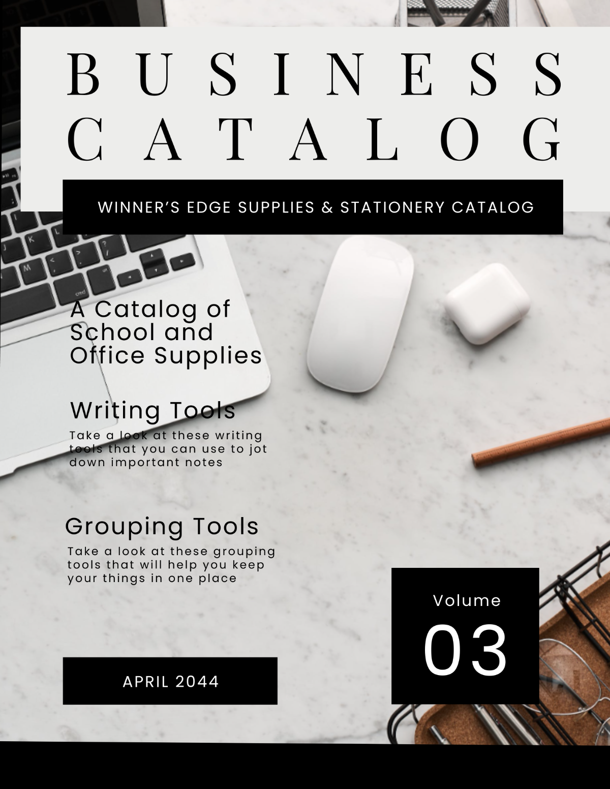 Simple Business Catalog Template
