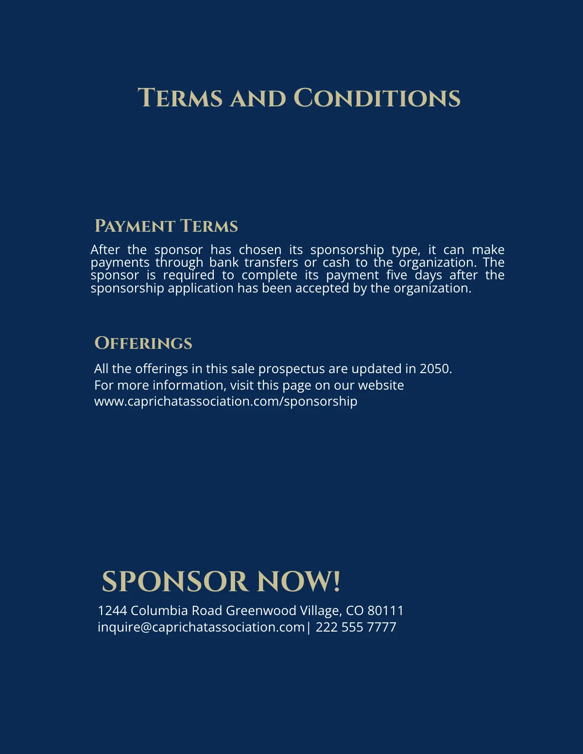 Free Sales Prospectus Template to Edit Online