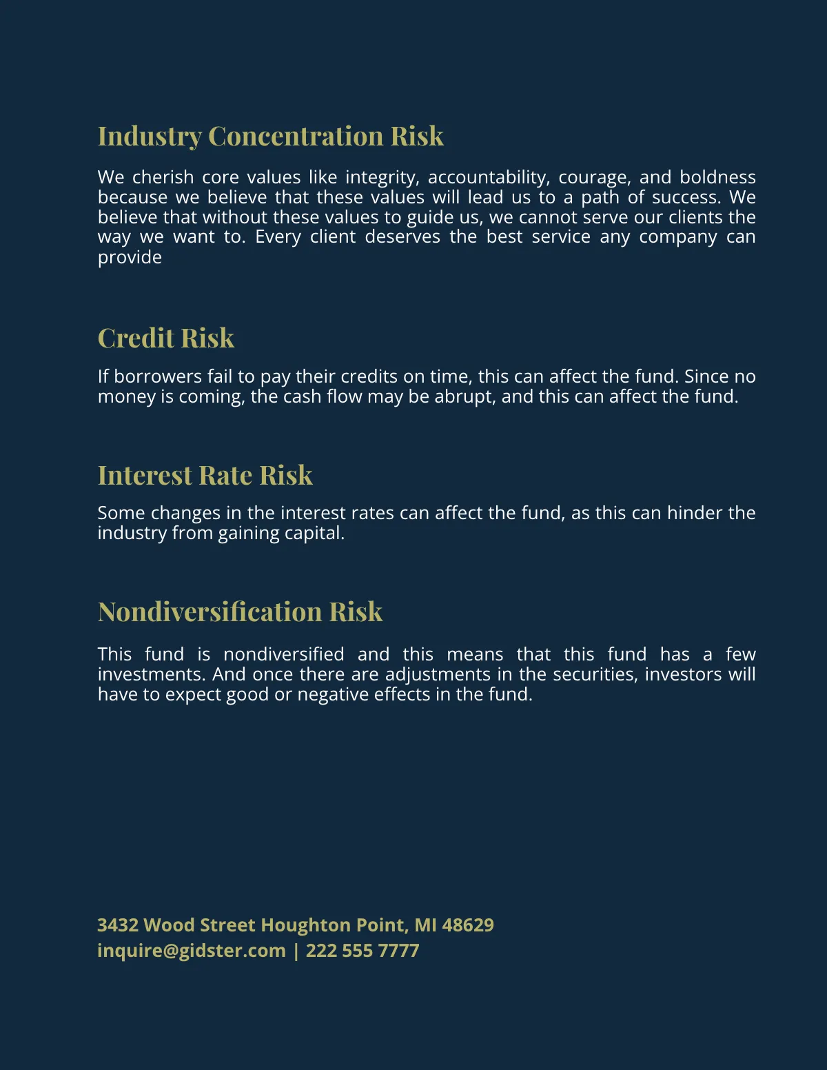 Free Financial Prospectus Template to Edit Online