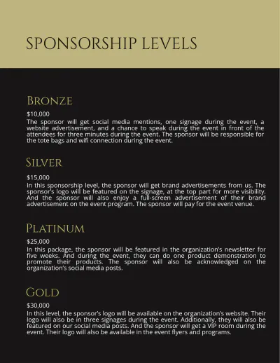 Free Marketing Prospectus Template to Edit Online