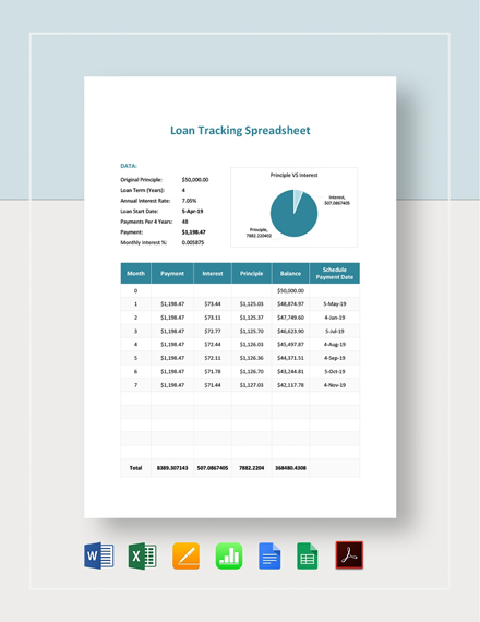 37+ Loan Templates in Microsoft Word (DOC) - Free Downloads | Template.net