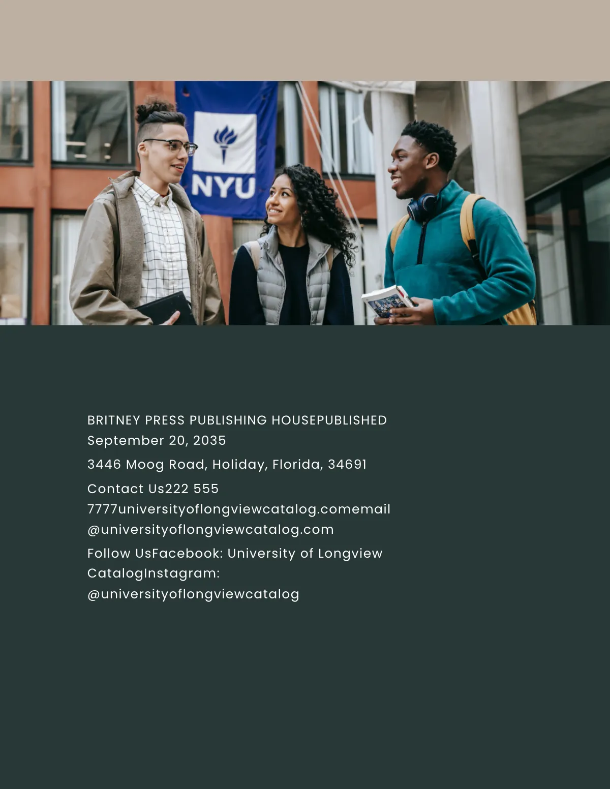 Free University Course Catalog Template to Edit Online